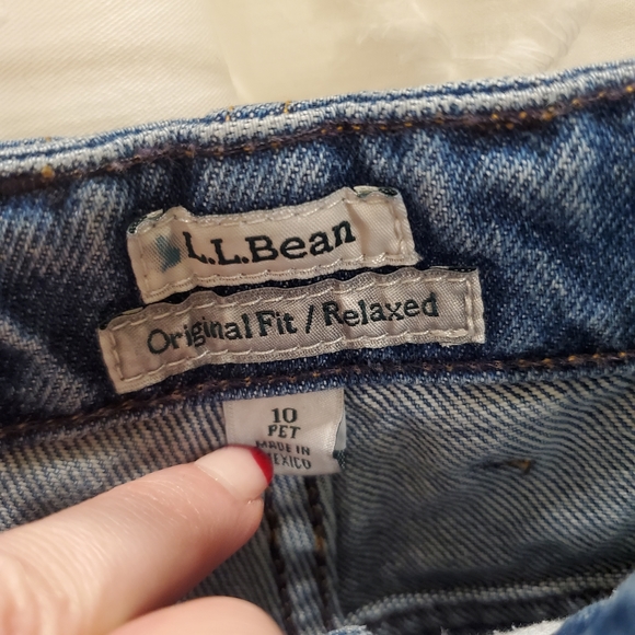 Vintage L.L.Bean, Women's 10 petite, high waist jeans - Picture 4 of 7